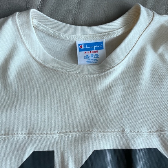 NWOT - Champion Heritage Men’s Long Sleeve Football T Shirt 1919 Logo - Size XL - Picture 6 of 8